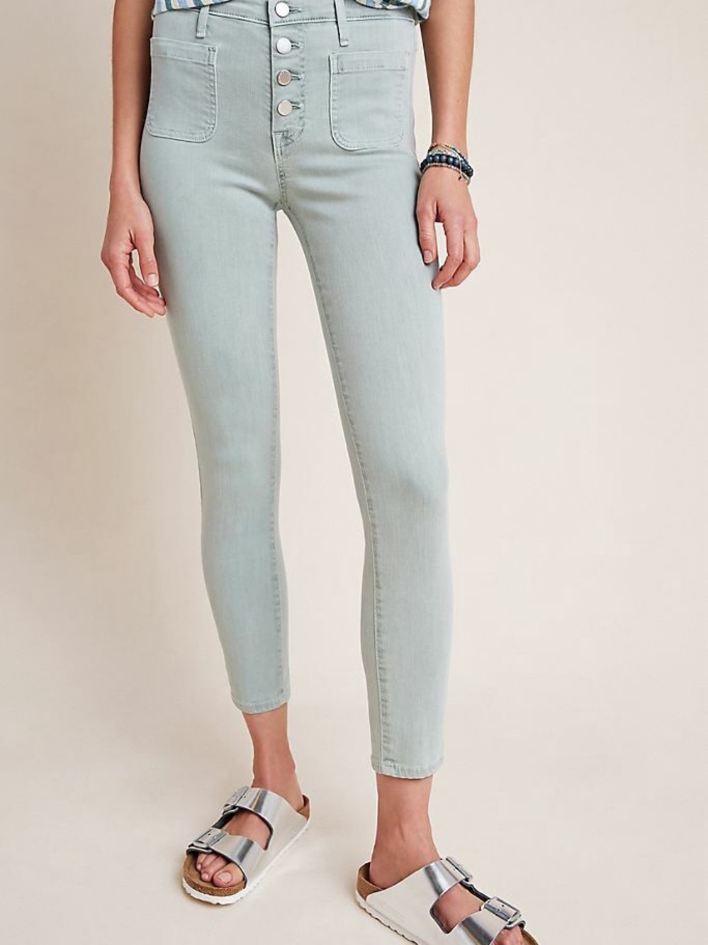 Ag Anthropologie vintage Stevie ankle button up